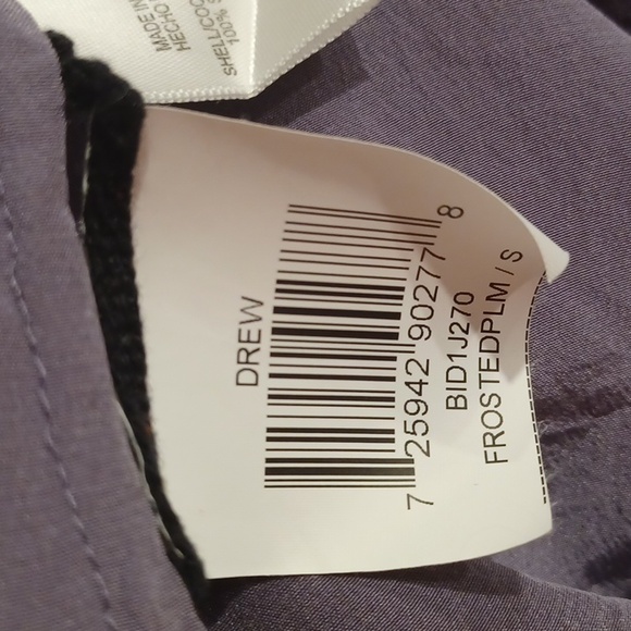 BCBG Frosted Plum "Drew" Silk  Relaxed Fit Blouse- Sz. Sm - Picture 10 of 10